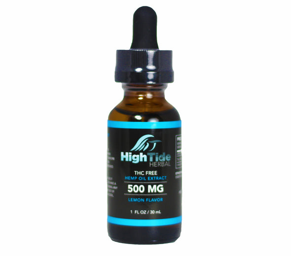 High Tide Herbal 500 MG THC Free Hemp Extract Oil