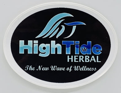 Black Logo Sticker - High Tide Herbal ™