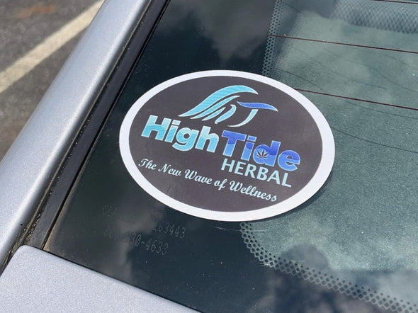 Black Frost Logo Sticker