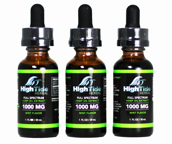 High Tide Herbal 1000 MG Full Spectrum Hemp Extract Oil