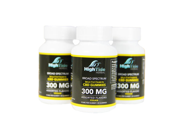 Broad Spectrum Multivitamin Gummies 300 MG 3 Pack Bundle
