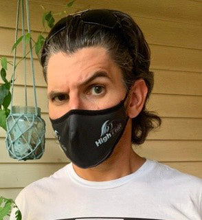 Reusable Mask Black 2 Logo