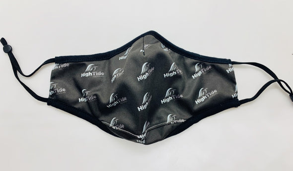 Reusable Mask Black Multi Logo