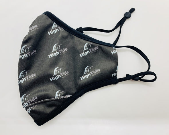 Reusable Mask Black Multi Logo